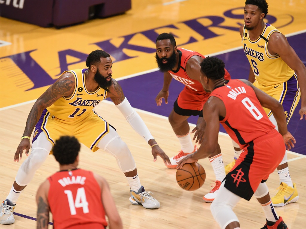 湖人全场11次抢断逼疯火箭,8人上场无一幸免均有失误 在NBA赛场上,防守强度往往是决定比赛走