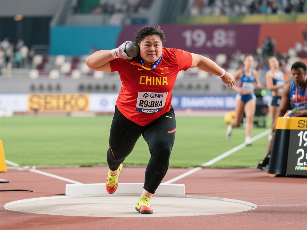 以巩立姣为例，她的成功并非偶然。作为中国